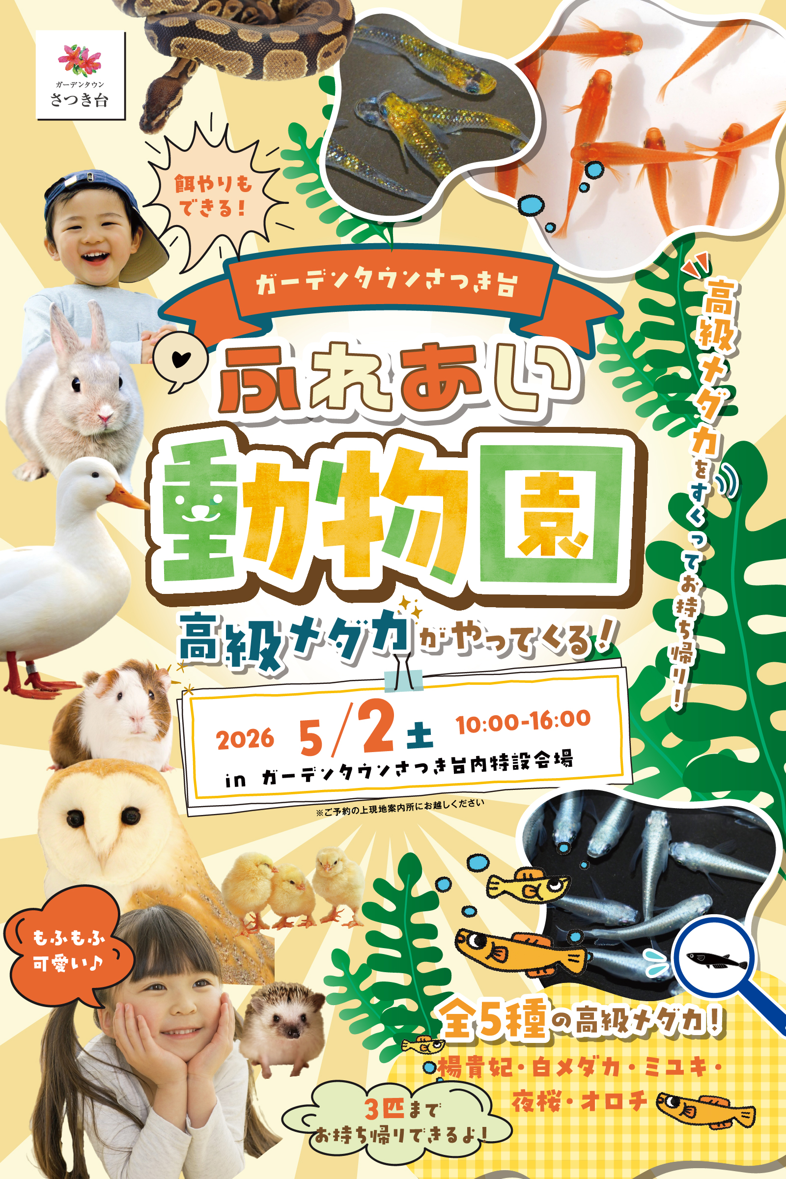 こどもの成長をみまもる街、ガーデンタウンさつき台